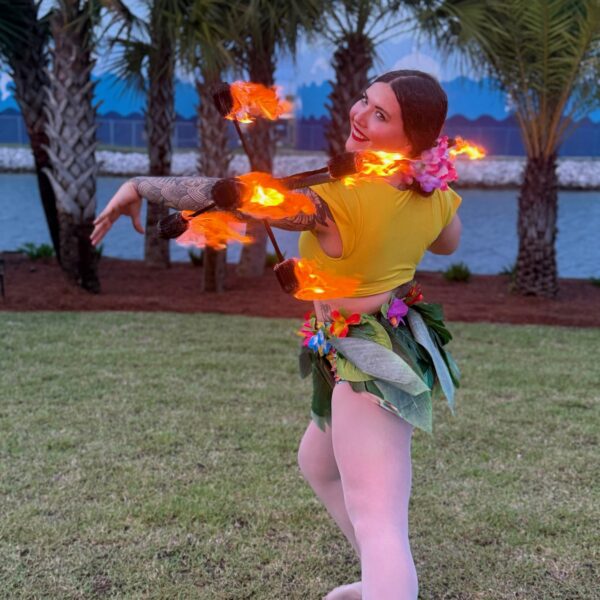 Flying with Ease | Fire Dancer
