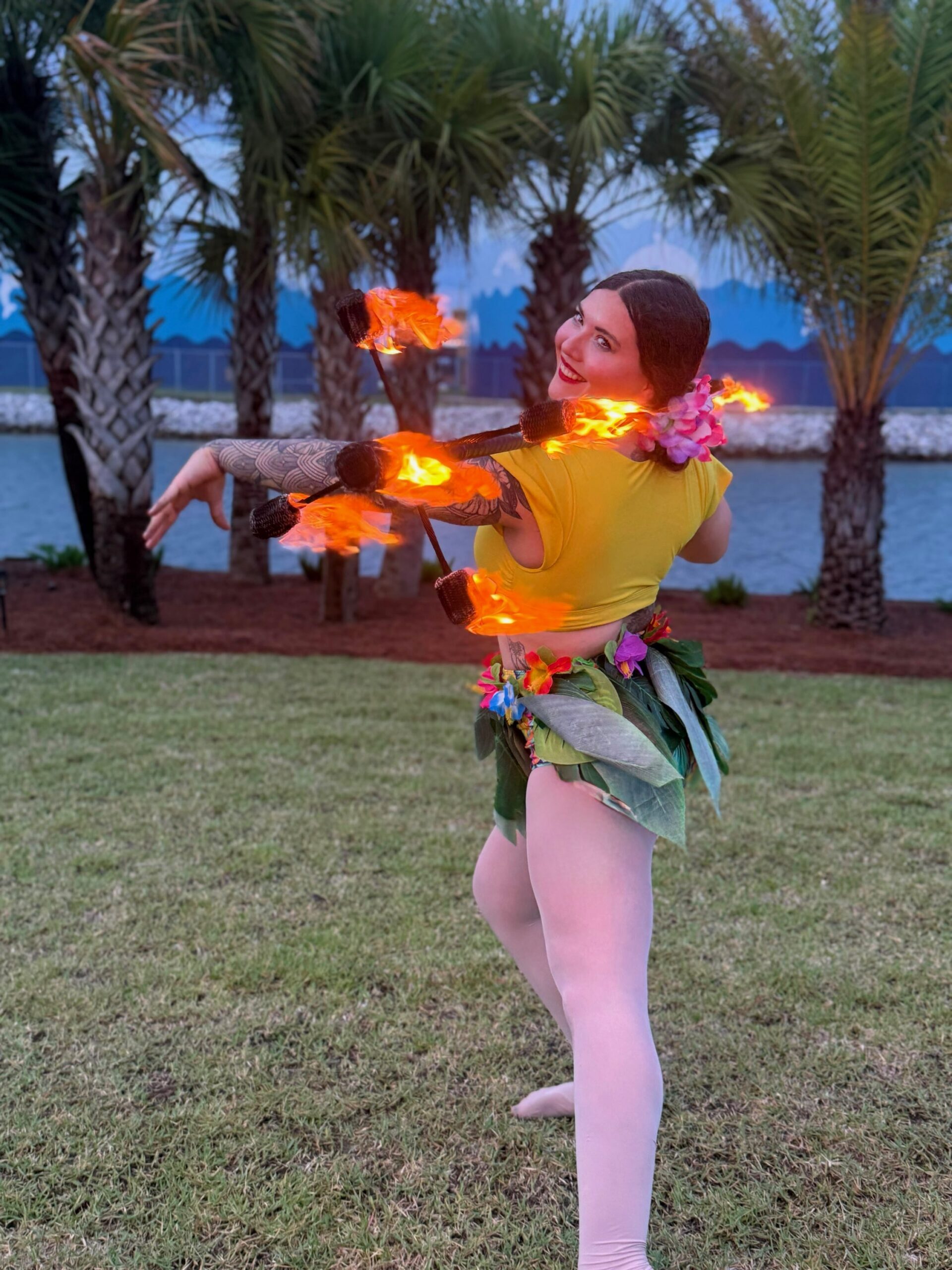 Flying with Ease | Fire Dancer
